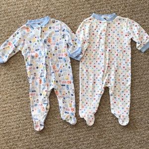 Two baby boy pjs